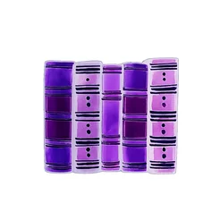 Free book club clipart of vertical stacked books in purple tones